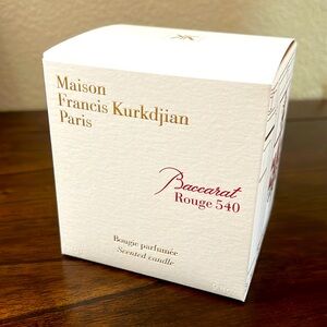 Box Only! Pristine condition Maison Francis Kurkdjian Baccarat Rouge candle box